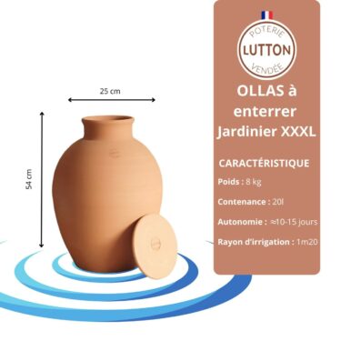 OLLAS A ENTERRER JARDINIER XXXL