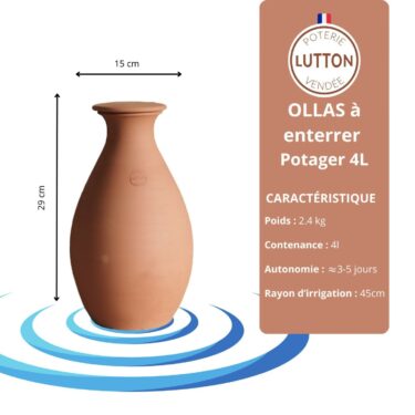 OLLAS A ENTERRER POTAGER 4L