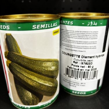 375 COURGETTE DIAMANT HYB BOITE 50G